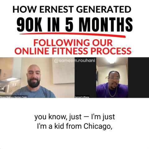 Client win posted on Sameem's Instagram