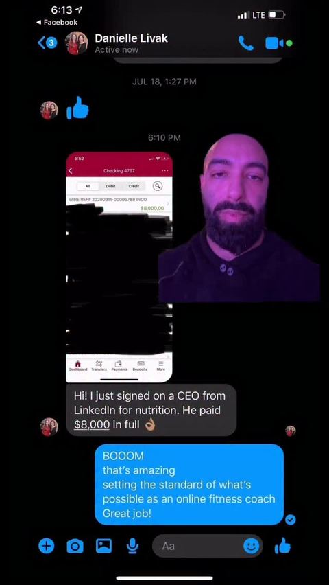 Client win posted on Sameem's Instagram