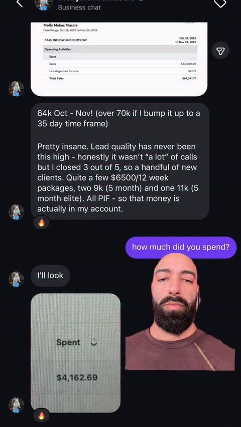 Client win posted on Sameem's Instagram