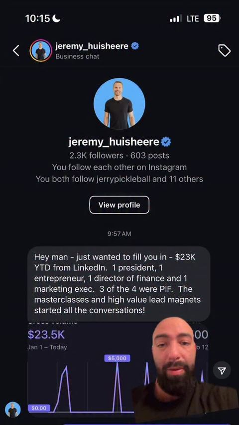 Client win posted on Sameem's Instagram